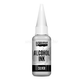 PENTART 20 ml ezüst metál alkoholos tinta PENTART_21049 small