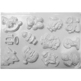 PENTART Karácsonyi 12 motívumos gipszkiöntő forma PENTART_24574 small