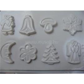 PENTART Karácsonyi 8 antik motívumos gipszkiöntő forma PENTART_24578 small