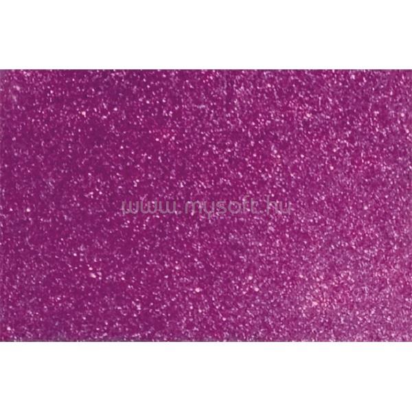 PENTART Kreatív 20x30cm öntapadós 2mm glitteres ciklámen dekorgumilap