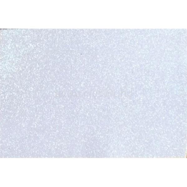 PENTART Kreatív 20x30cm öntapadós 2mm glitteres fehér dekorgumilap