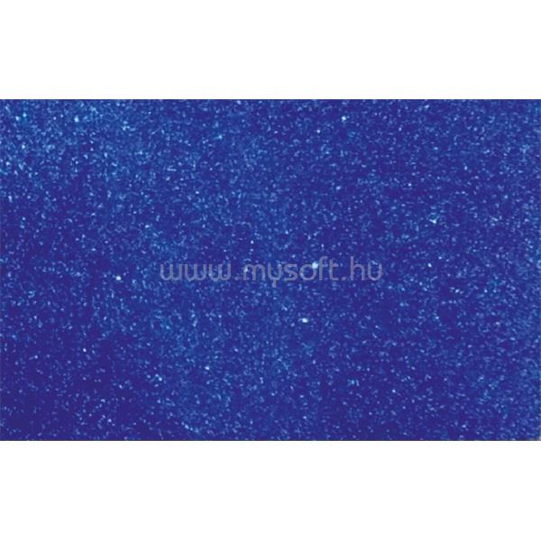 PENTART Kreatív 20x30cm öntapadós 2mm glitteres kék dekorgumilap