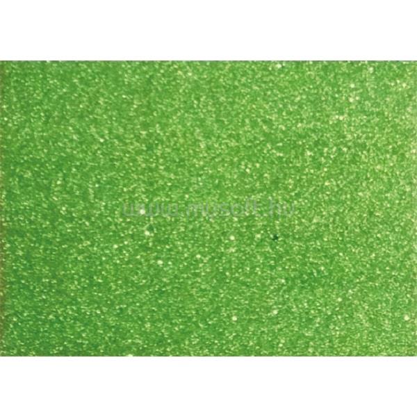 PENTART Kreatív 20x30cm öntapadós 2mm glitteres zöld dekorgumilap