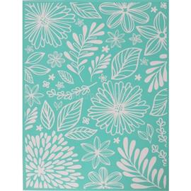 PENTART Levelek és virágok 21,5x27,5 cm szita stencil PENTART_41075 small