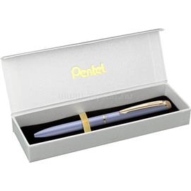 PENTEL Energel BL2007PV-BOX 0,35mmpastell lila test/kék tinta prémium fém rollertoll BL2007PV-BOX small