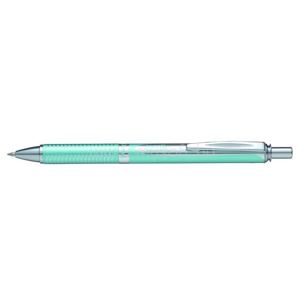 PENTEL EnerGel BL407LS-A 0,35mm aquamarine test/kék tinta prémium fém nyomógombos rollertoll