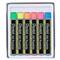 PENTEL Kréta olajpasztell készlet, PHN-F6 Pentel, 6 klf., fluoreszkáló PENTEL_46879 small