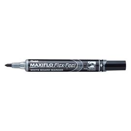 PENTEL Táblamarker 1-5mm, hajlékony hegyű Maxiflo Flex Feel fekete PENTEL_MWL5SBFAX small