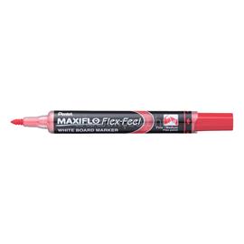 PENTEL Táblamarker 1-5mm, hajlékony hegyű Maxiflo Flex Feel piros PENTEL_MWL5SBFBX small