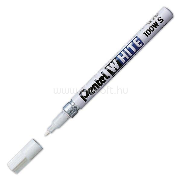 PENTEL X100WS gömbhegyű fehér jelölő filc