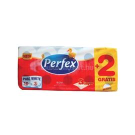 PERFEX Toalettpapír 3 rétegű 100% cellulóz 120 lap/tekercs 8 + 2 tekercs/csomag Boni Perfex PERFEX_42248 small