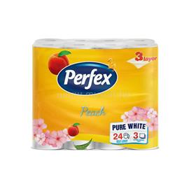 PERFEX Toalettpapír 3 rétegű kistekercses 100% cellulóz 90 lap/tekercs 24 tekercs/csomag Boni Barack PERFEX_56151 small