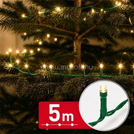 PHENOM FÉNYFÜZÉR, 5 M, MELEGFEHÉR, 100 LED, 100-240V, 6W, ZÖLD KÁBEL PHENOM_59766W small