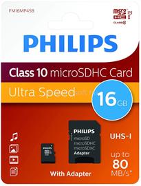 PHILIPS 16Gb microSDHC Class 10 UHS-I U1 PH669074 small