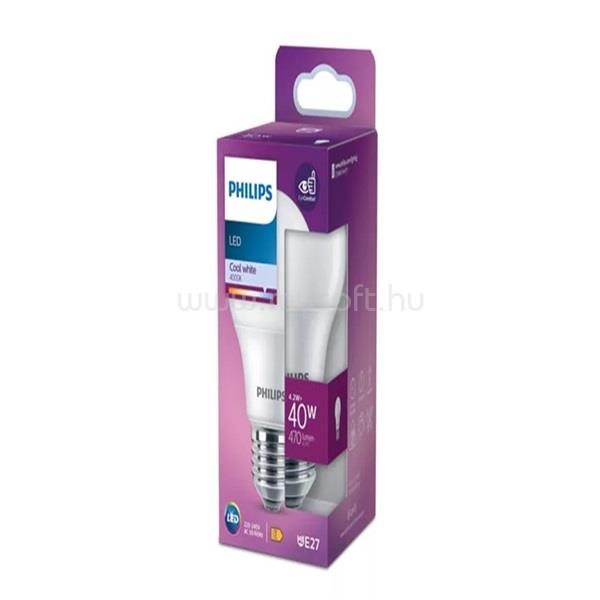 PHILIPS 8720169324053E27 40W matt hideg gömb alakú LED fényforrás