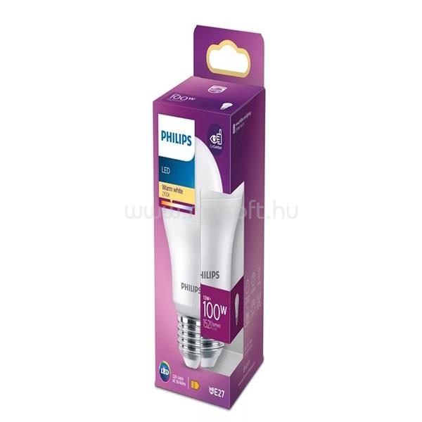 PHILIPS 8720169326095 E27 100W matt meleg gömb alakú LED fényforrás
