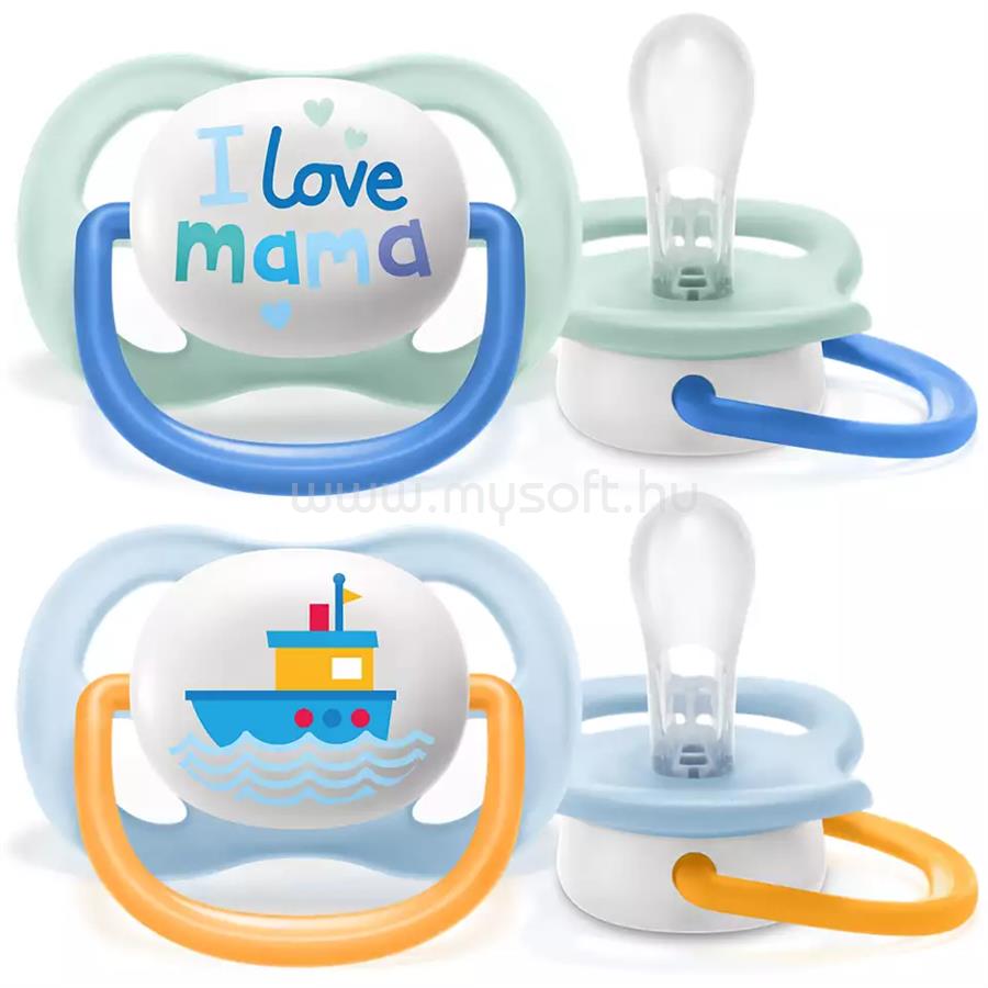 PHILIPS Avent SCF080/01 2x játszócumi 0-6h