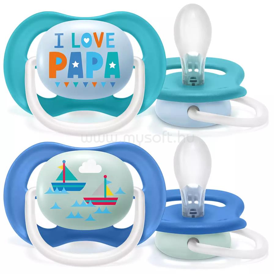 PHILIPS Avent SCF080/03 2x játszócumi 6-18h