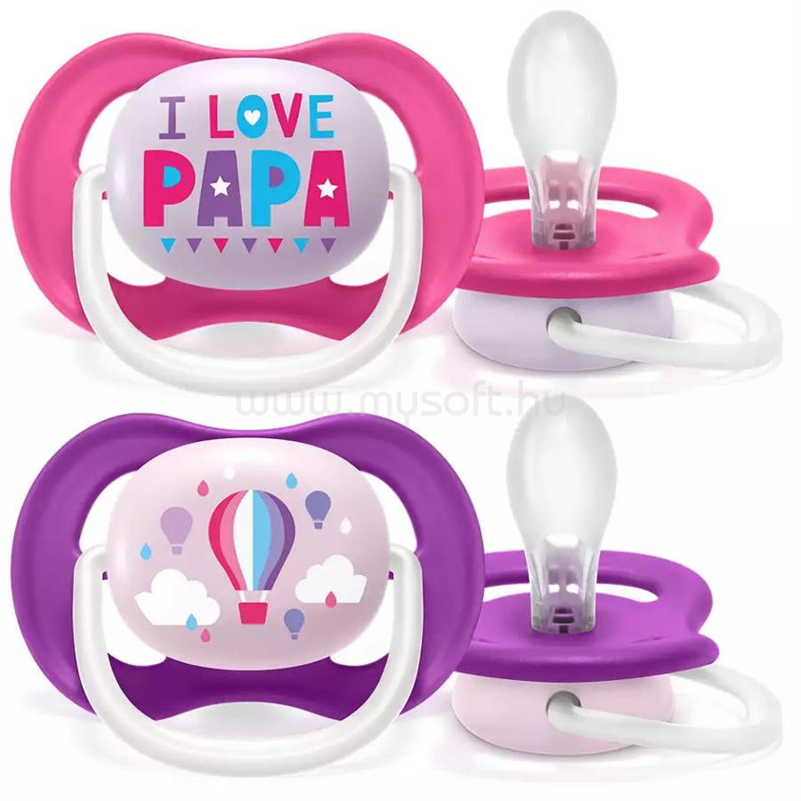 PHILIPS Avent SCF080/04 2x játszócumi 6-18h