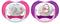 PHILIPS Avent SCF080/08 2x játszócumi 6-18h SCF080/08 small