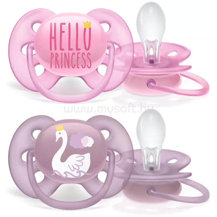 PHILIPS Avent SCF223/02 2x extra puha játszócumi 6-18h