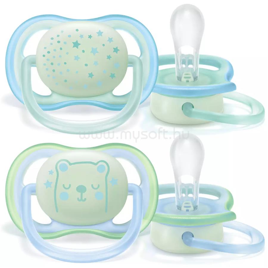 PHILIPS Avent SCF376/11 2x éjszakai játszócumi 0-6h
