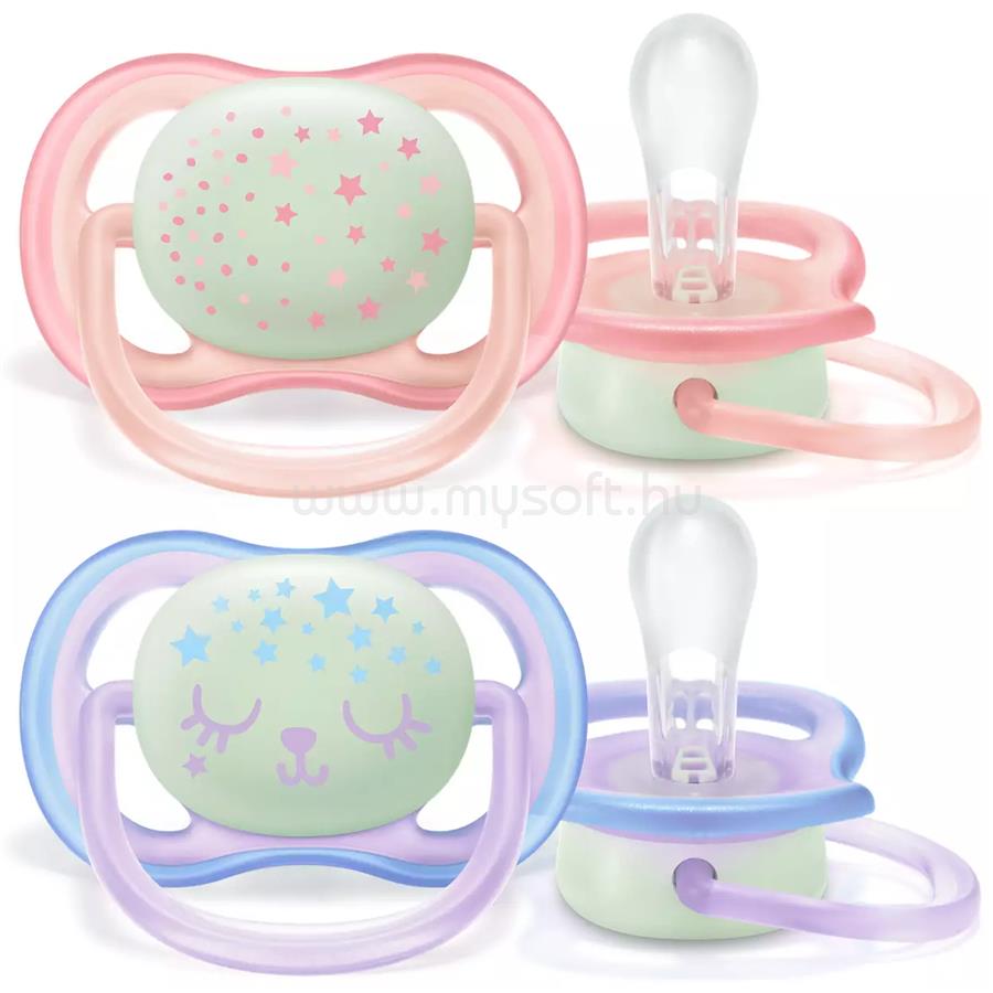 PHILIPS Avent SCF376/12 2x éjszakai játszócumi 0-6h