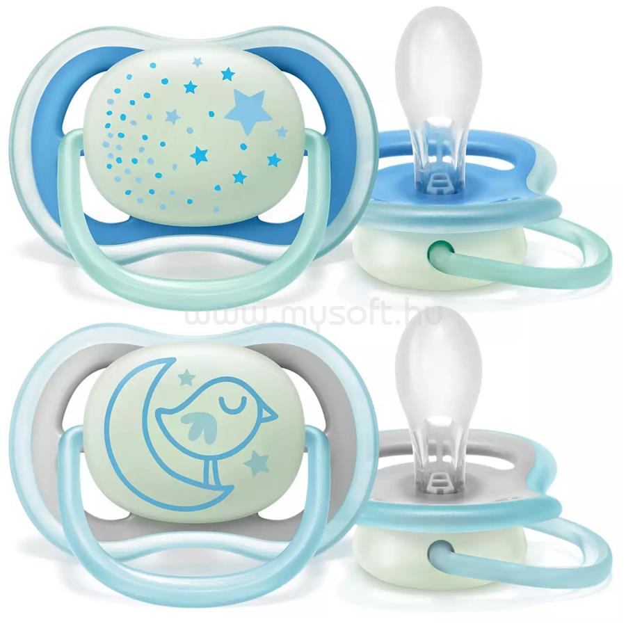 PHILIPS Avent SCF376/21 2x éjszakai játszócumi 6-18h