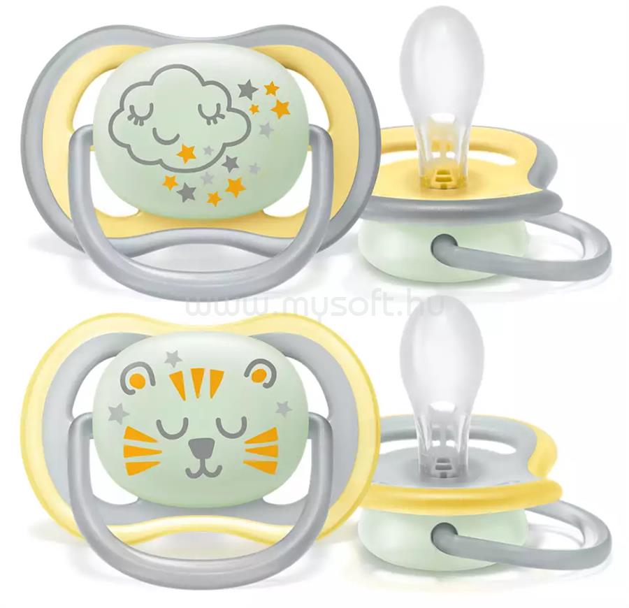 PHILIPS Avent Ultra Air Night SCF376/01 2x éjszakai játszócumi 18+
