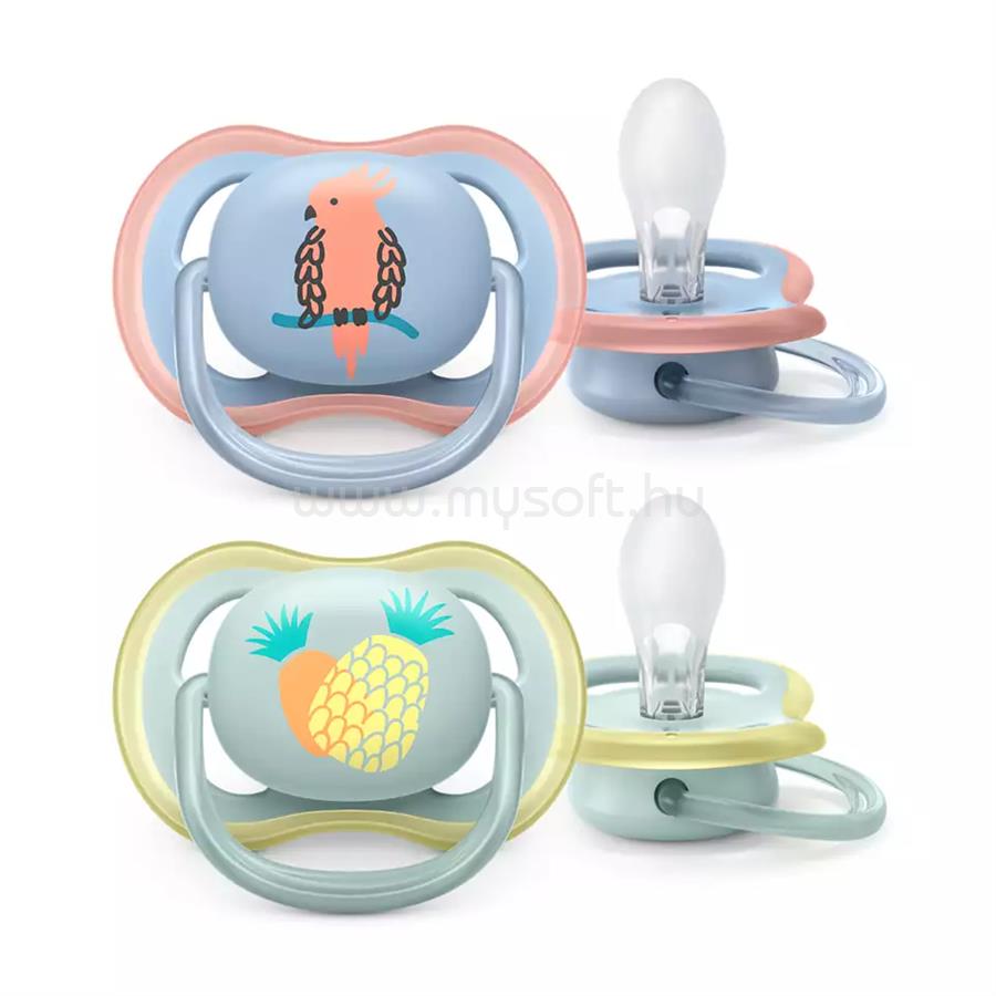 PHILIPS Avent Ultra Air SCF085/12 2x játszócumi 0-6h