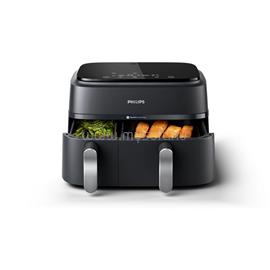 PHILIPS DualBasket NA351/00 fekete 9 L forrólevegős sütő NA351/00 small