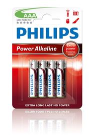 PHILIPS ELEM POWER ALKALI AAA 4-BLISZTER LR03P4B/10 small