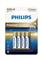 PHILIPS ELEM PREMIUM ALKALI AAA 4-BLISZTER LR03M4B/10 small
