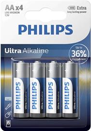 PHILIPS ELEM ULTRA ALKALI AA 4-BLISZTER LR6E4B/10 small