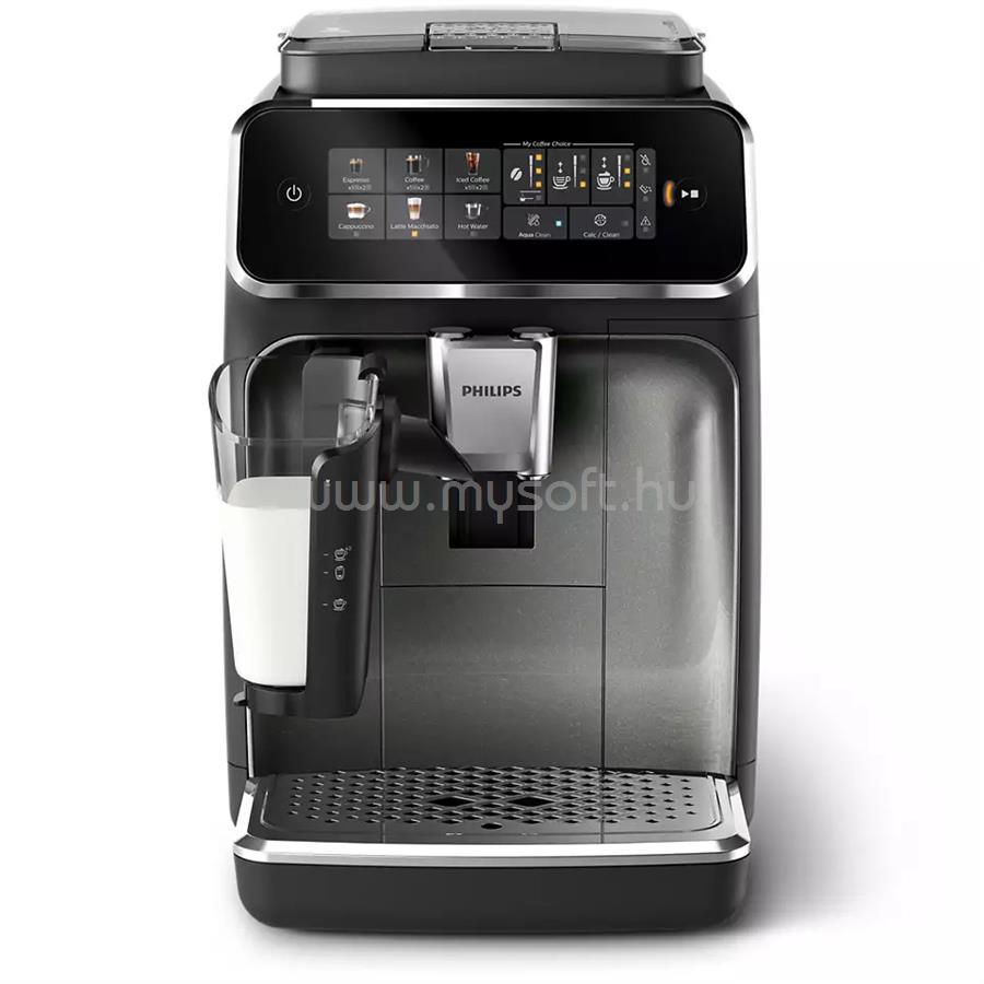 PHILIPS EP3349/70 3300 LatteGo tejhabosítóval automata kávéfőző (fekete)