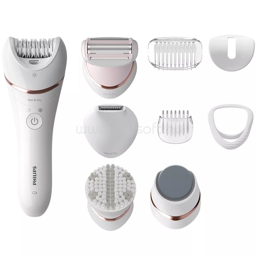 PHILIPS Epilator Series 8000 BRE740/10 Nedves és száraz epilátor