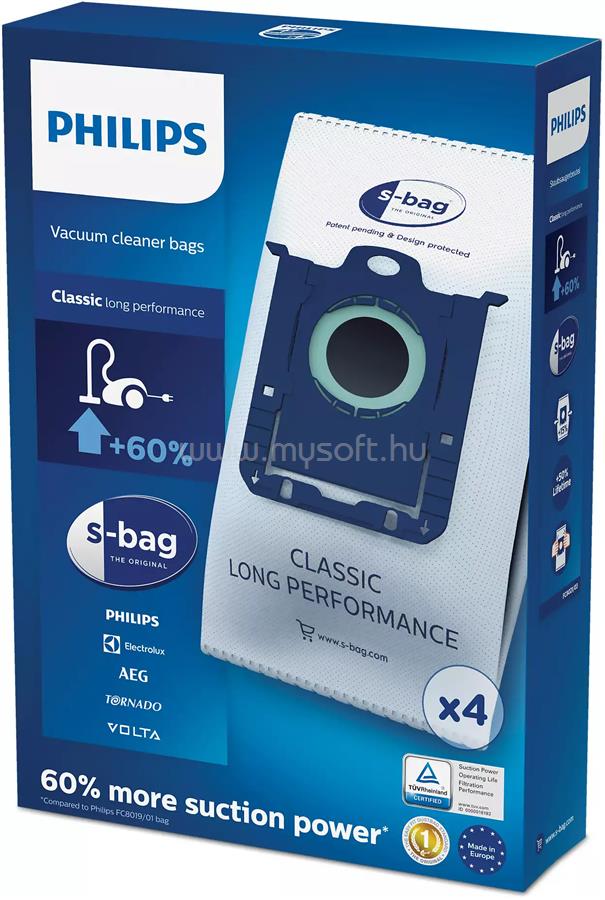 PHILIPS FC8021/03 S-bag Long Performance Porzsák