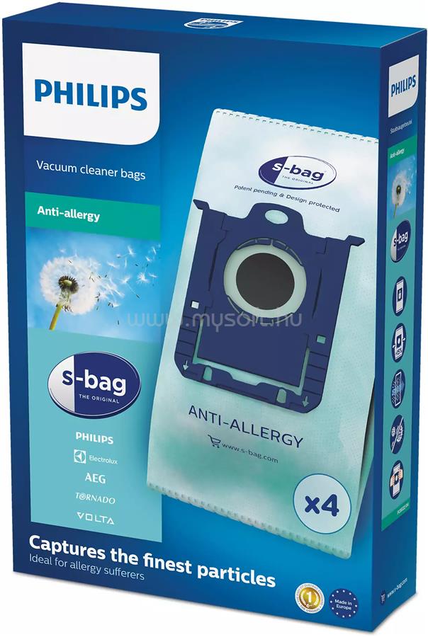 PHILIPS FC8022/04 S-bag Clinic Anti Allergy Porzsák