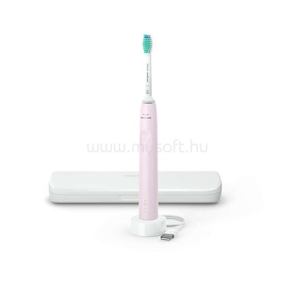 PHILIPS HX3673/11 Sonicare S3100 utazótokkal rózsaszín elektromos fogkefe
