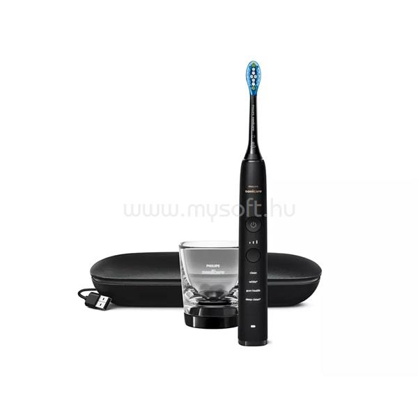 PHILIPS HX9911/09 fekete szónikus elektromos fogkefe