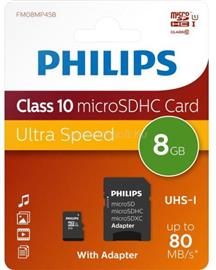 PHILIPS Micro SDHC Card 8GB Class 10 UHS-I U1 incl PH669036 small