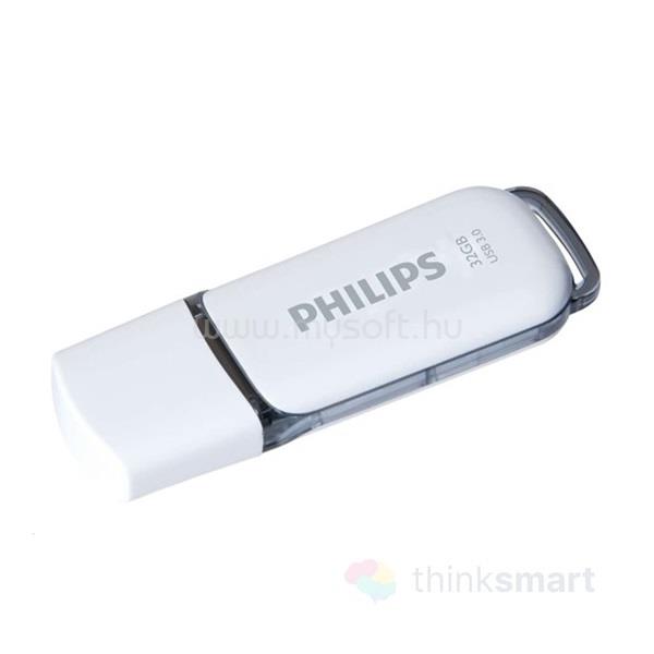 PHILIPS Snow USB3.0, 32GB pendrive (fehér-szürke)