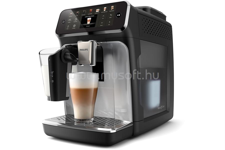 PHILIPS Series 4400 LatteGo EP4446/70 automata kávégép LatteGo tejhabosítóval