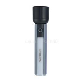 PHILIPS LED light COB flashlight, high brightness, 400 lumens, flashing mode, 5 brightness levels, Type,C rechargeable, low power consumption, IP44 water resistance, 18650 battery SFL1183/10 small