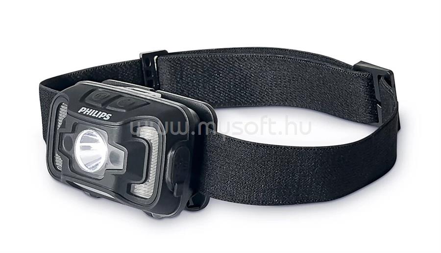 PHILIPS Rechargeable motion,sensor headlamp, Spot + COB Flood modes, 330 lumens, runtime: 1 hour 45 minutes