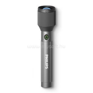 PHILIPS LED 24W flashlight, up to 1100 lumens, beam distance up to 950 m, ultra long range, zoom LED flashlight, 28 hours runtime, 3000 mAh battery, charging method: USB,C