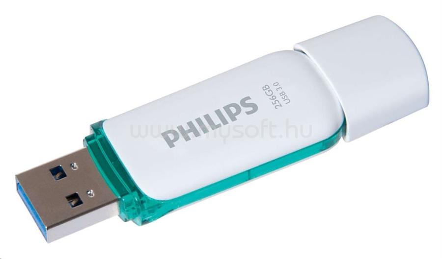 PHILIPS Snow Edition USB 3.0 256GB pendrive (fehér-zöld)