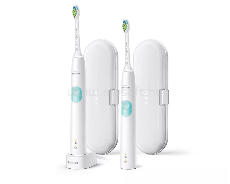 PHILIPS Sonicare ProtectiveClean Series 4300 HX6807/35 szónikus elektromos fogkefe dupla szett (fehér)
