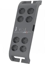 PHILIPS Surge protector, 8 outlets, reliable protection, power and surge indicators, max current: 16 A, energy absorption (3-line protection): 900 J, max power: 3680 W, 2 m cable SPN3180A/58 small