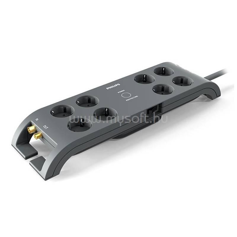 PHILIPS 8 csatlakozós túlfeszültségvédő